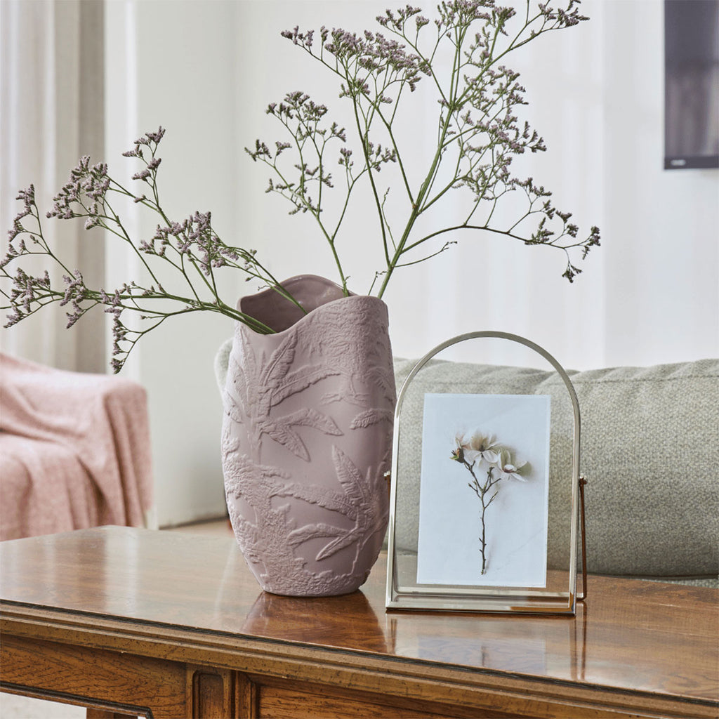 Vase Banksia Round Small White - Pilbeam Living main image 1