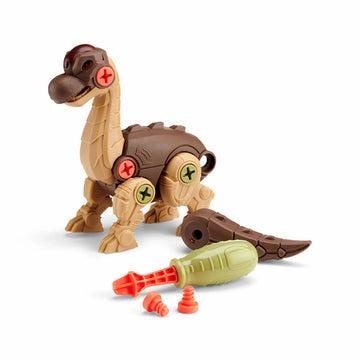 DIY dinosaur toy set in a cardboard box with 'Wild Things' branding.