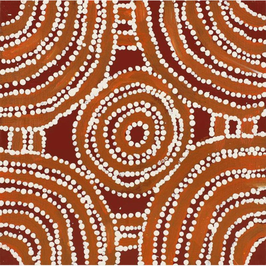 Painting 61x41cm Drusilla Nangala Spencer Watiya-warnu Jukurrpa (Seed Dreaming) - Warlukurlangu main image 0