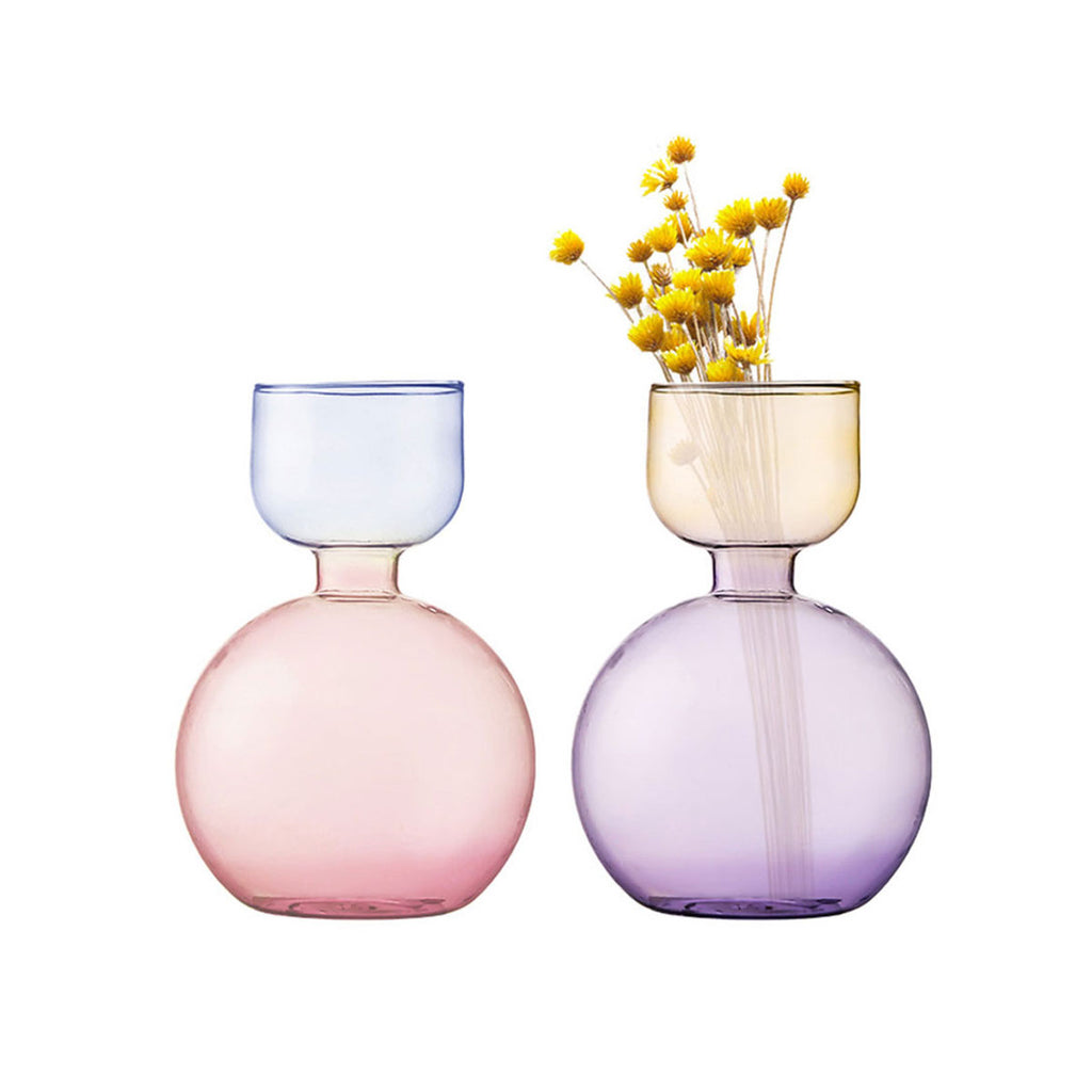 Vase Glass Pink TUTU National Museum Australia