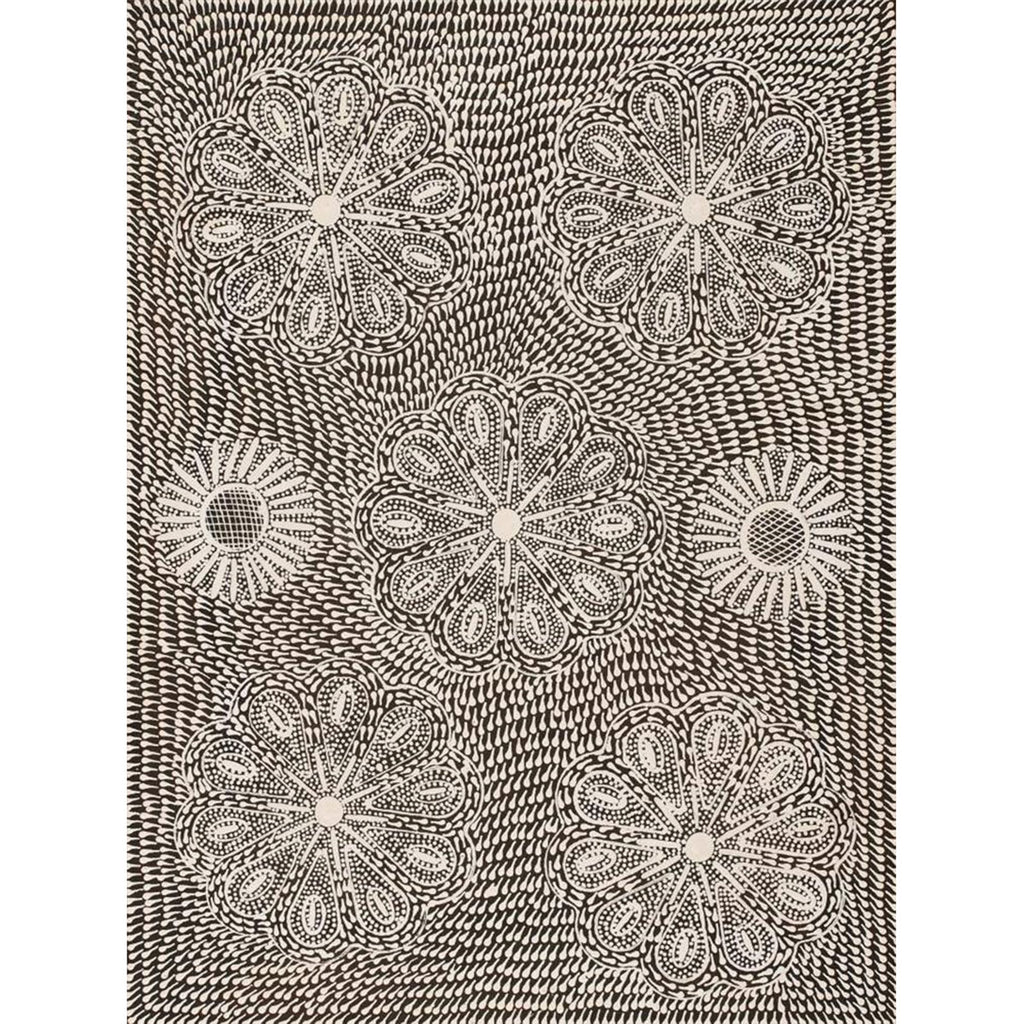Painting 30x30cm prestretched Daisy Napangardi Frank Karnta Jukurrpa (Womens Dreaming) - Warlukurlangu main image 0