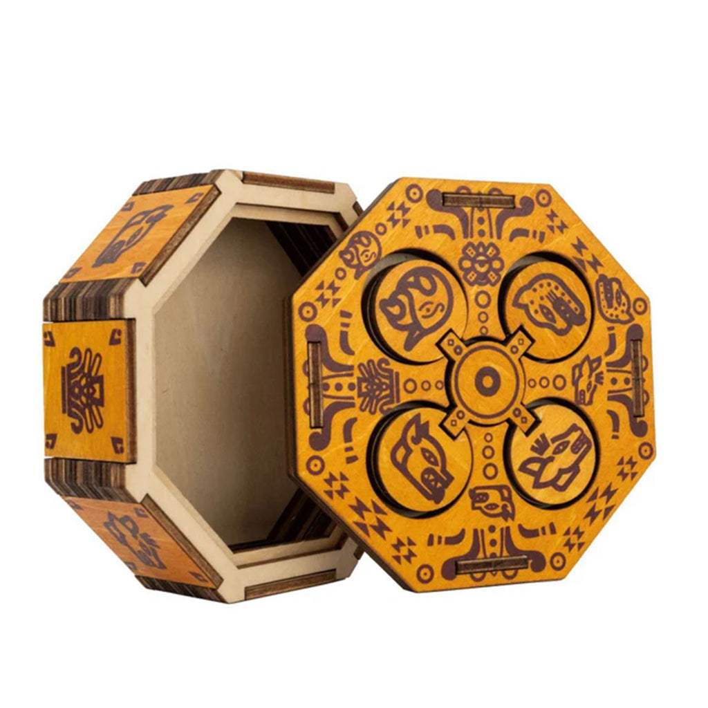 Wood Puzzle Aztec Family Chest - True Genius – National Museum Australia