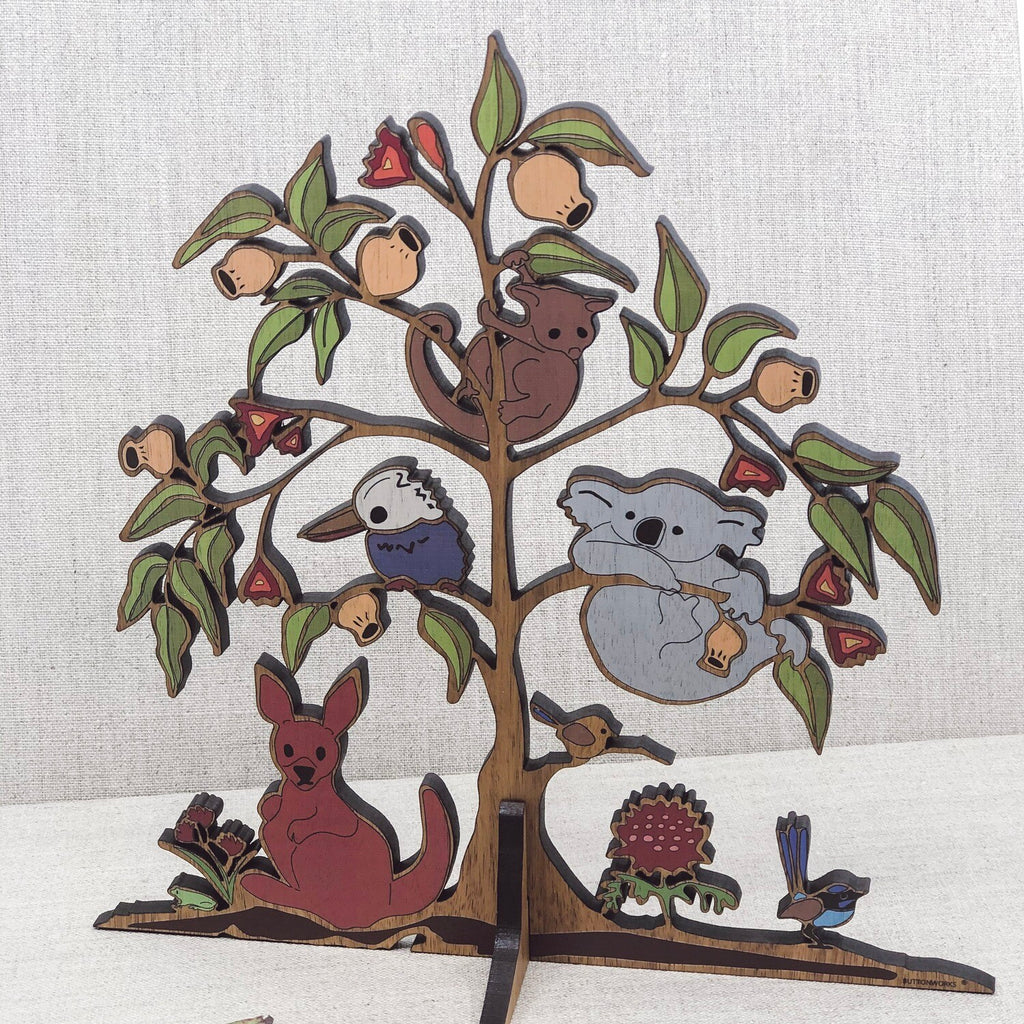 Trivet Kangaroo Small Wooden - Buttonworks