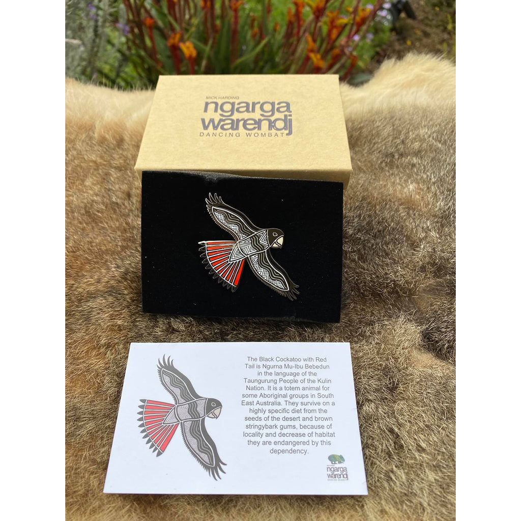 Brooch / Pin Echidna - Ngarga Warendj