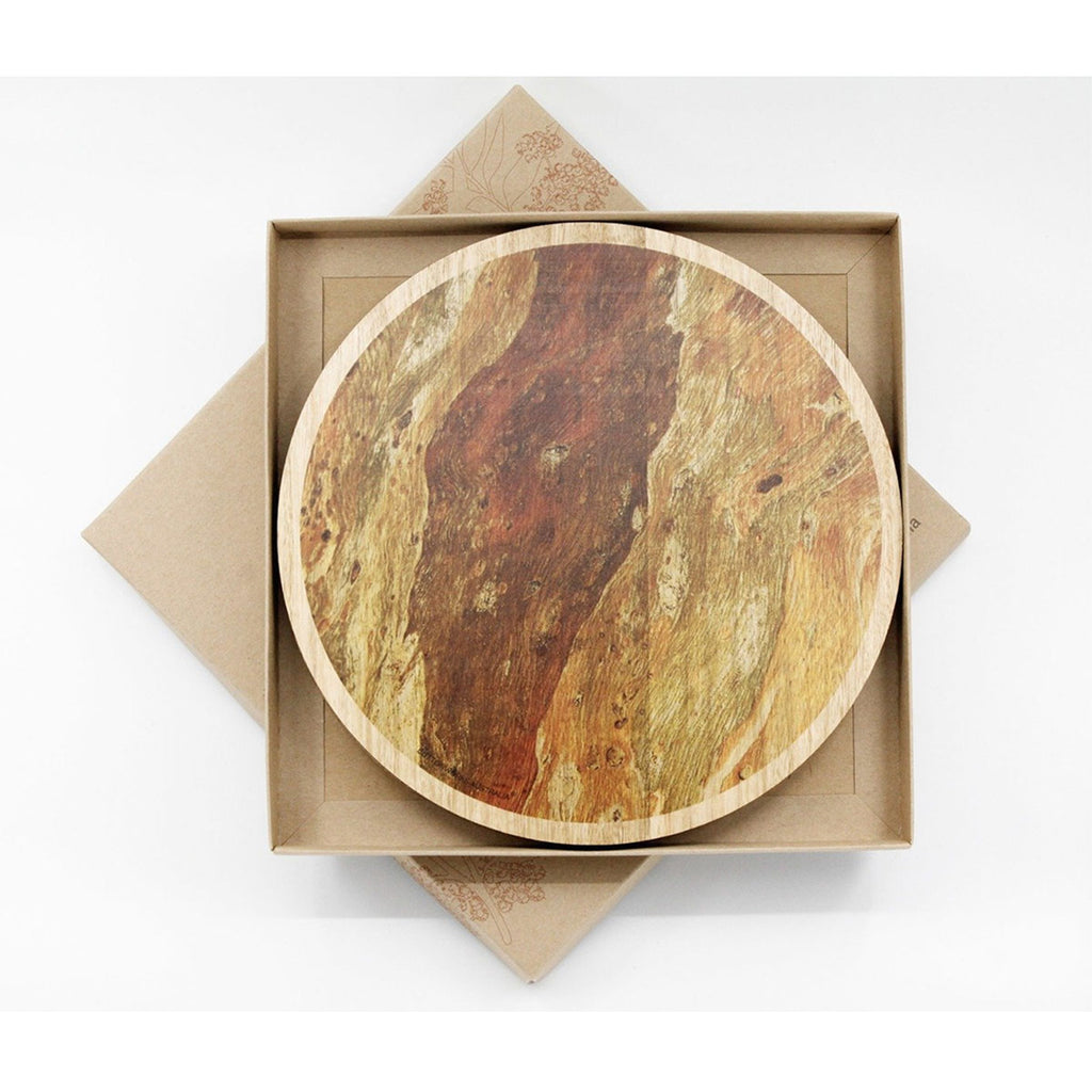 Table Mat Round Botanic Grevillea Coloured Set of 4 - ButtonWorks
