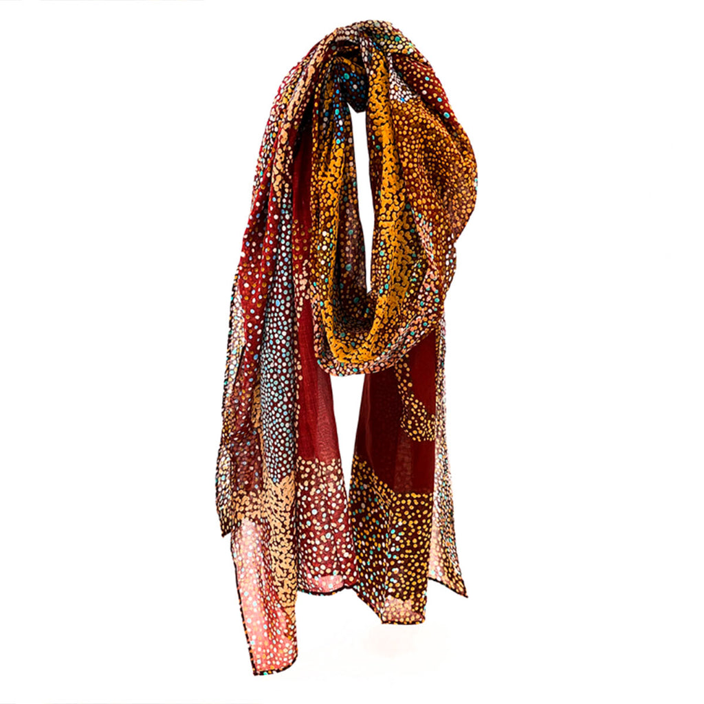 Scarf Lenzig Modal Keturah Nangala  Zimran UKZI324 - Better World Arts