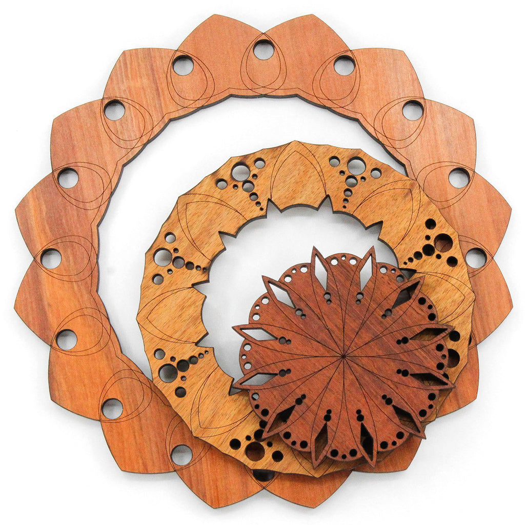 Trivet Mandala Wooden Buttonworks National Museum Australia