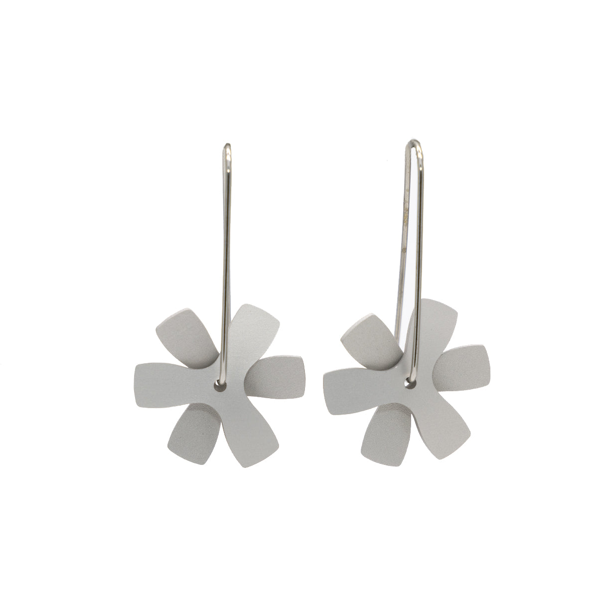 Earrings Propeller Flat Silver- FINK – National Museum Australia