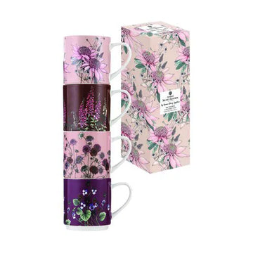 Mug 4pk Secret Garden Pink - The Ladelle Group