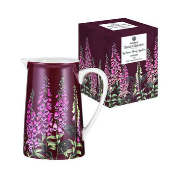 Jug Secret Garden Maroon - The Ladelle Group