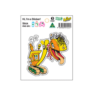 Sticker Bill the Steamshovel