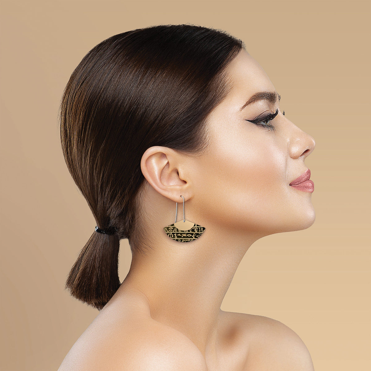 Buy Voylla Nayantara Tribal Layered Drop Earrings Online