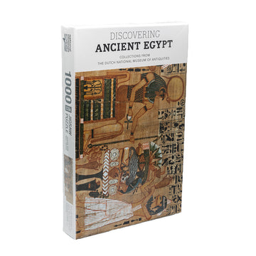 A puzzle box titled 'Discovering Ancient Egypt' with an image of people and gods from Ancient Egypt as the puzzle image.