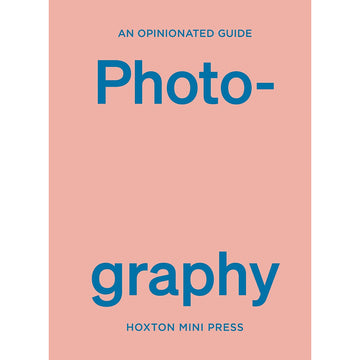 Book cover with 'Photography' text on a pink background.