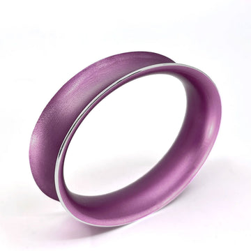 Purple bangle on a white background.