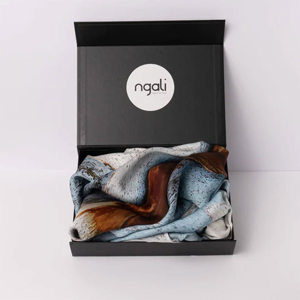 Scarf Spotted Gum Silk Scarf 180cm x 100cm - Ngali