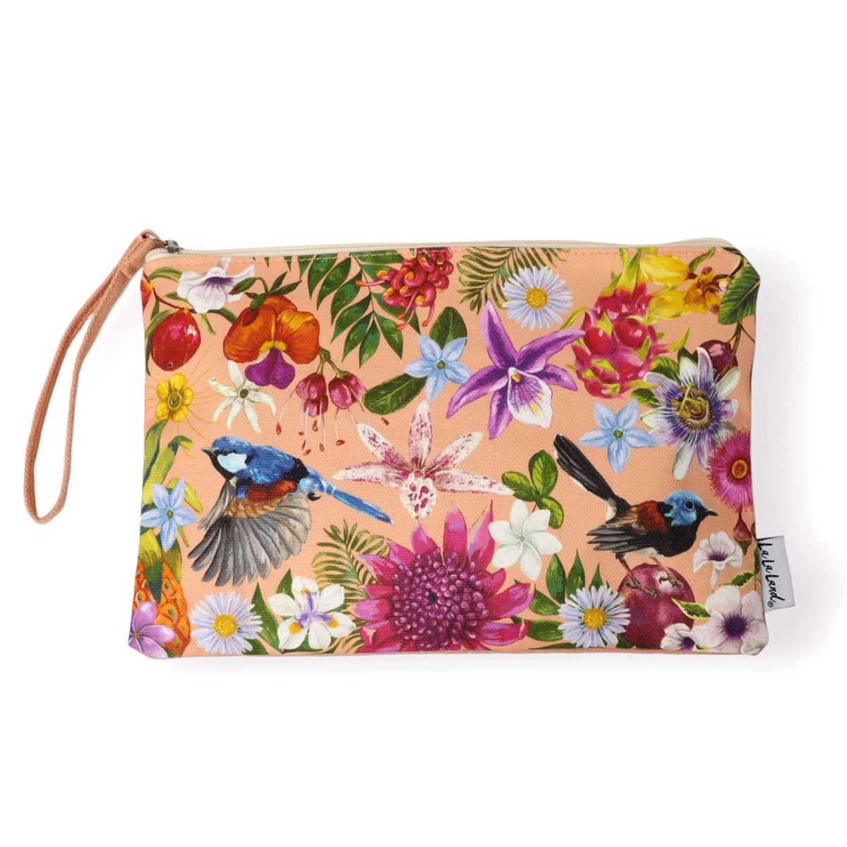 Peach on sale clutch purse