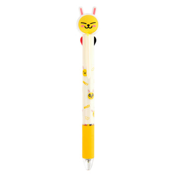 Pen with a cartoon character design on a white background.