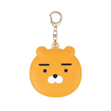 A PVC keyring shaped like a bear.
