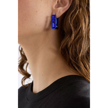 Hoop Earring Jilsa Navy Small - Elk Accessories