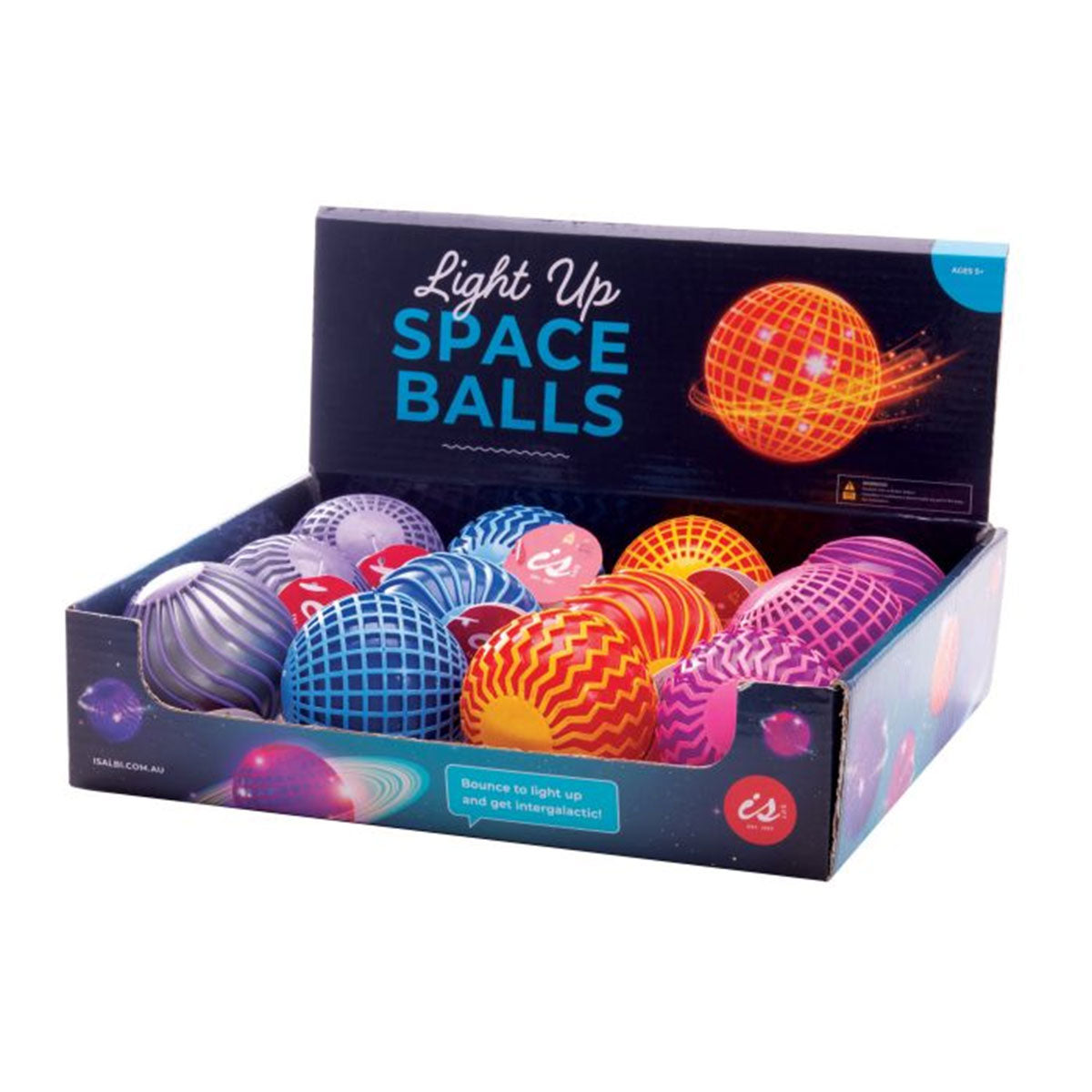 Light Up Space Balls Assorted - Isalbi – National Museum Australia