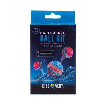 A dark blue box titled 'High Bounce Ball Kit' with a picture of three crystal balls.