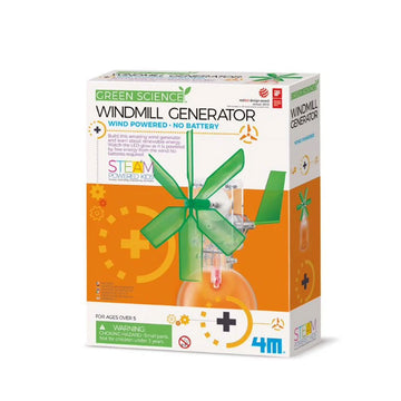 Box of Green Science Windmill Generator kit on a white background.