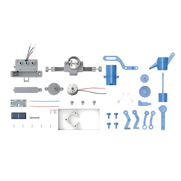Box of a Green Science Water Pump toy with solar hybrid power feature on a white background.