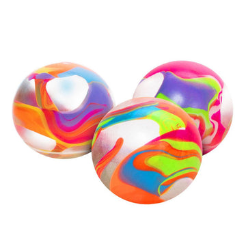 A squeeze toy in a box with a clear front titled 'Nee Doh Marbleez'.