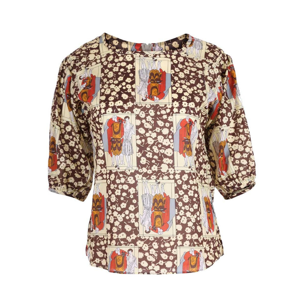 Felix Blouse Chocolate - Olga De Polga – National Museum Australia