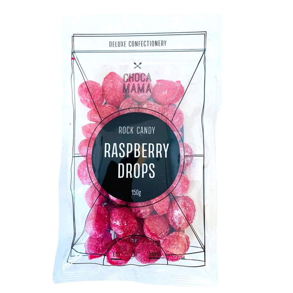 Raspberry Drops 150g - Chocamama – National Museum Australia