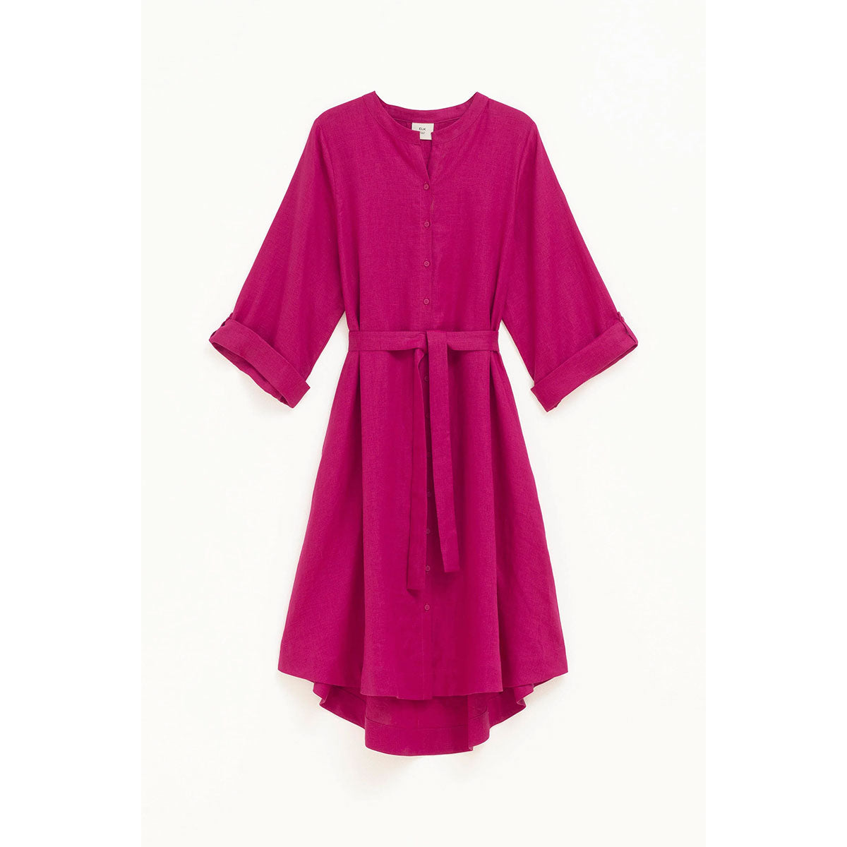 Bright pink shop shirt dress