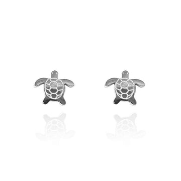 Earrings Turtle Silver Studs - Originals Lab