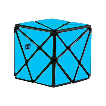 A triangular shaped puzzle inside packaging titled 'Stratosfear Twist Solve'.