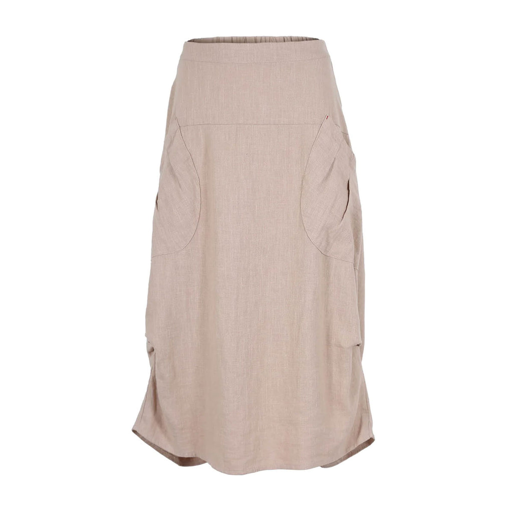 Milwaukee Fiesta Skirt Oat Slub Linen Blend – National Museum Australia