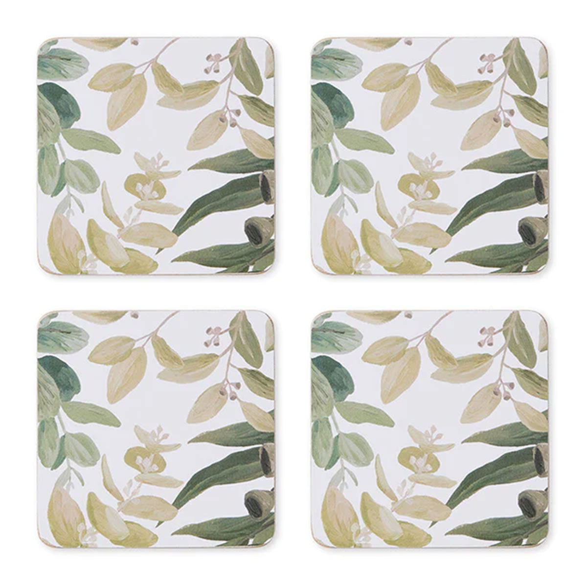 Coaster Franklin Green Square Set 4 Madras Link National