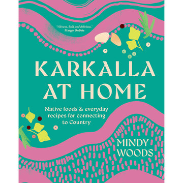 Book cover of 'Karkalla at Home' with colorful design and text.