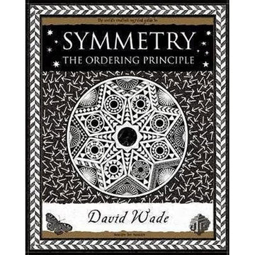 'Symmetry' book cover featuring a geometric star design in a circle.