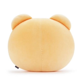 Plush toy with a cartoon face on a white background.