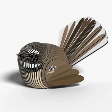 Decorative model shaped like a bird with 'EUGY' branding on a white background.