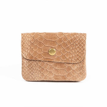 Coin Purse Snake Beige - French Bazaar