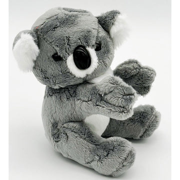 A soft toy koala in a sitting position.