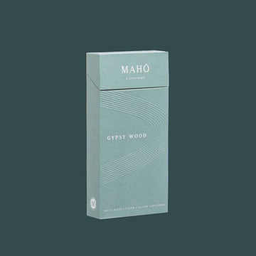 A light green box titled 'Maho Gypsy Wood' against a dark green background.