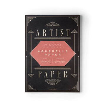 A black box titled 'Artist Paper' with a geometric design.