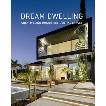 'Dream Dwelling' book cover featuring a photo of an architectural designed home.