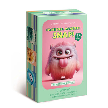 A box titled 'Emotional Monsters Snap!' with a 3D illustration of a monster.