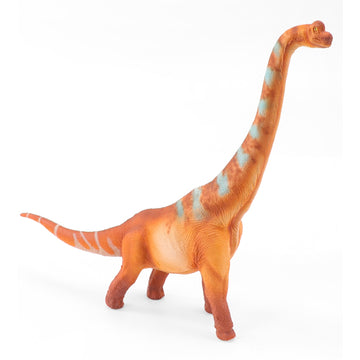 Dinosaur toy figure on a white background