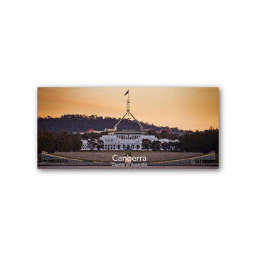 Magnet Canberra Sunrise Over Old & New Parliament House - Branded Ideas