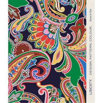 'Liberty book cover featuring a colorful paisley pattern.
