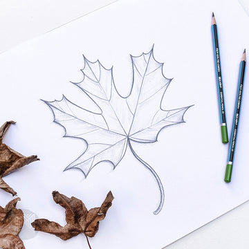 Front cover of a sketching pad with a drawing of an eye.